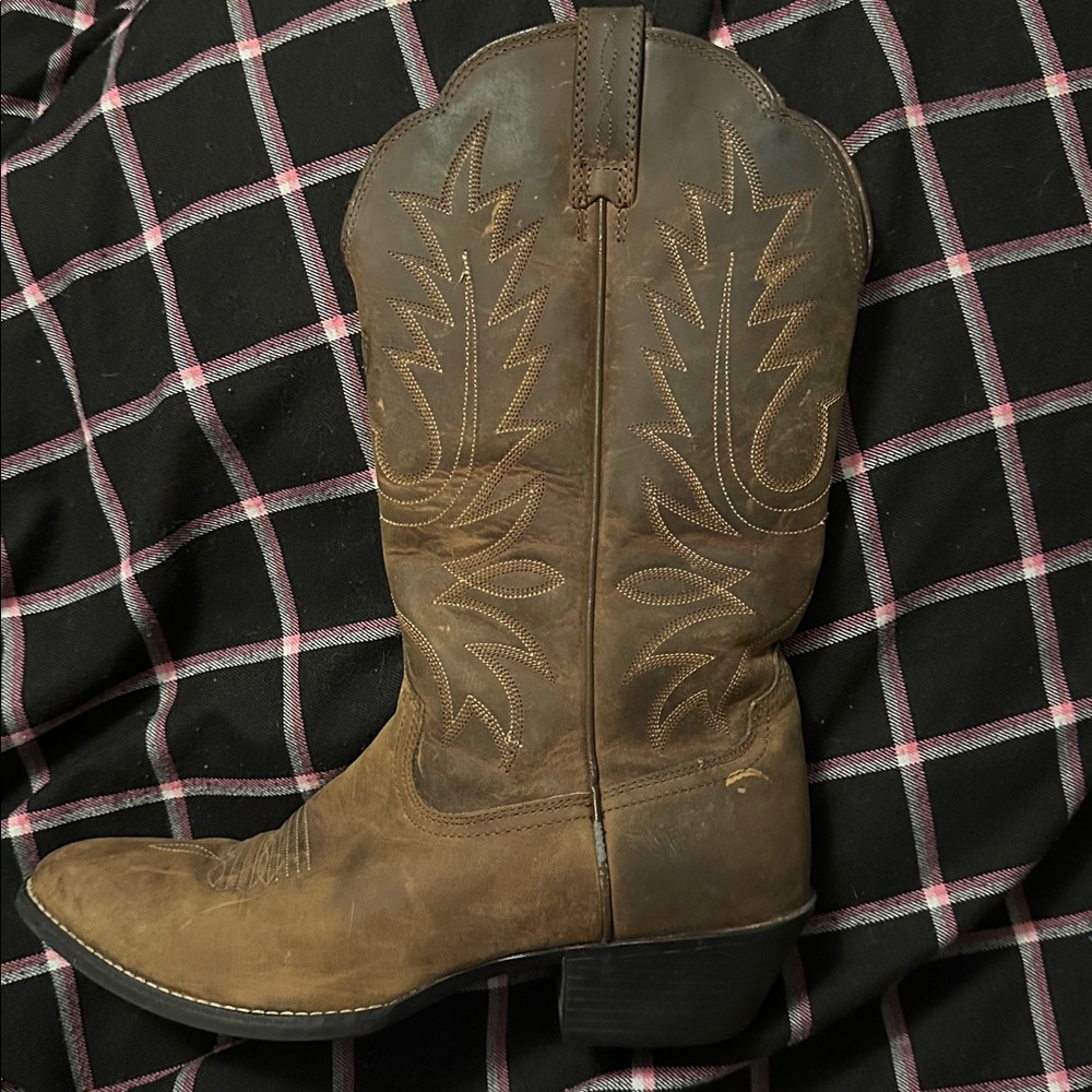 Ariat Brown Western Boots - Picture 3 of 5